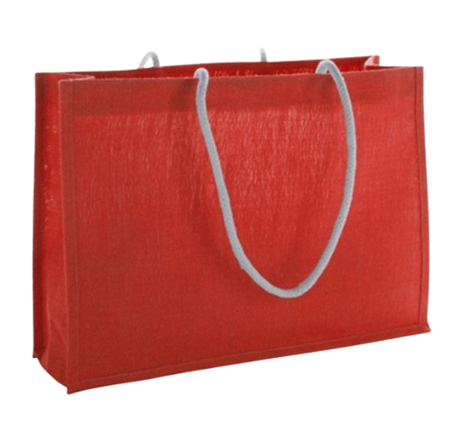 Dyed Jute - Tote Shopper with Rope Handle