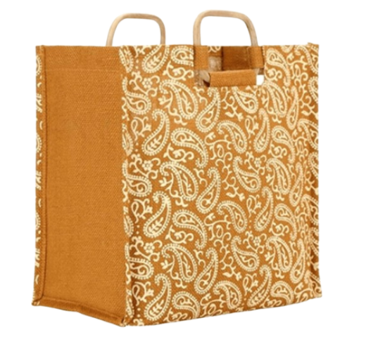Coloured Jute - Tote Bag Cane Handle