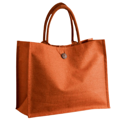 Dyed Jute - Tote Bag With All Around Gusset